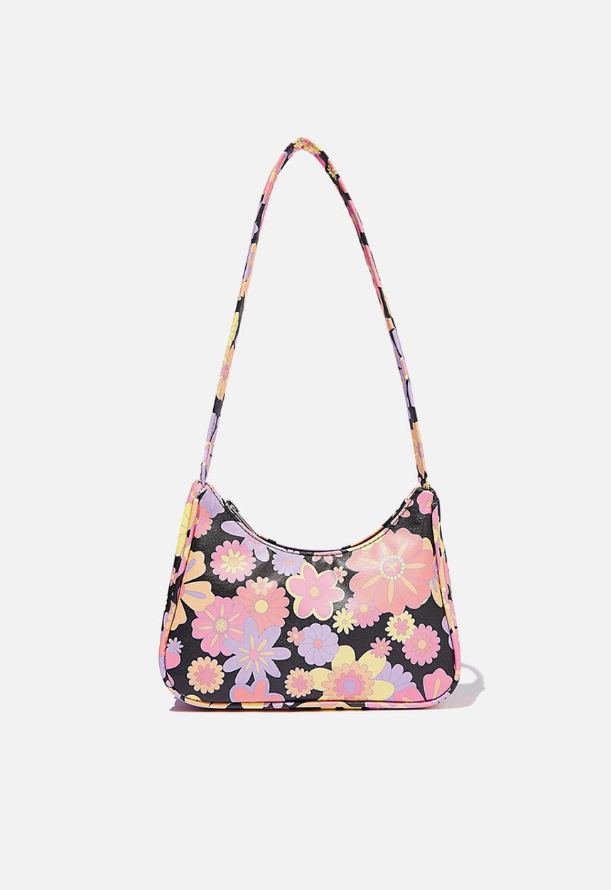 Cotton On - Britney bag - wanda floral & hot choccy