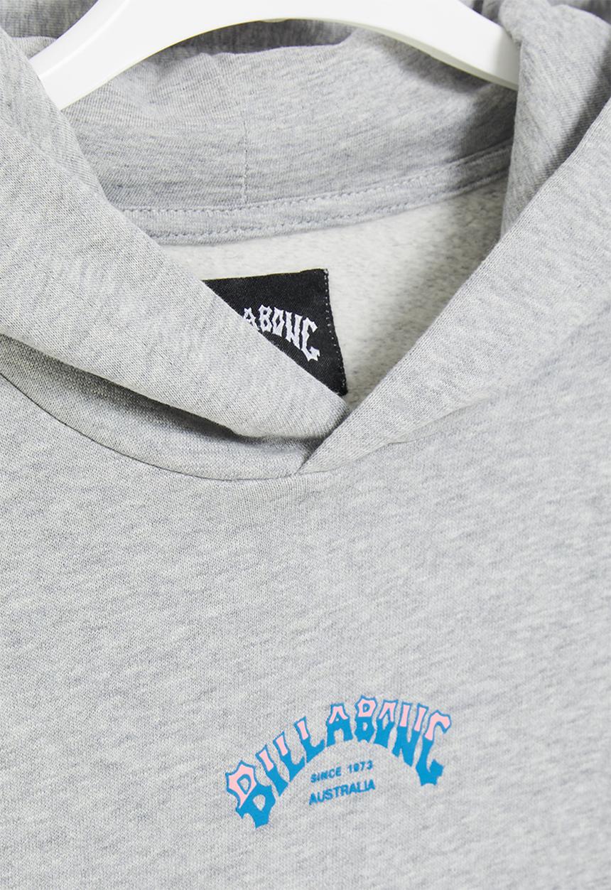 Billabong  - Groms core arch hood - light grey heather