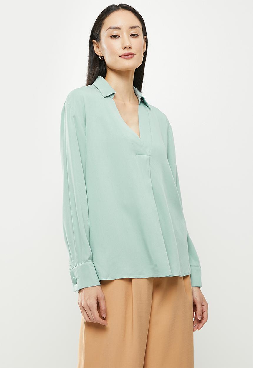 Koton - Respect life long sleeve blouse - river island
