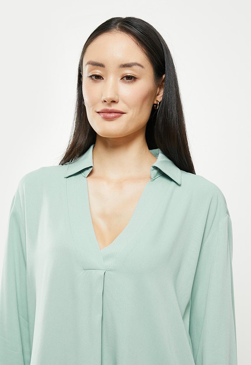 Koton - Respect life long sleeve blouse - river island