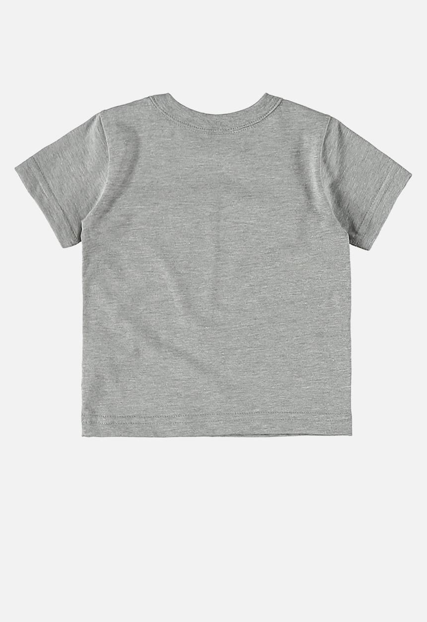 Bee Loop - Tee and sweat bermuda - grey & blue
