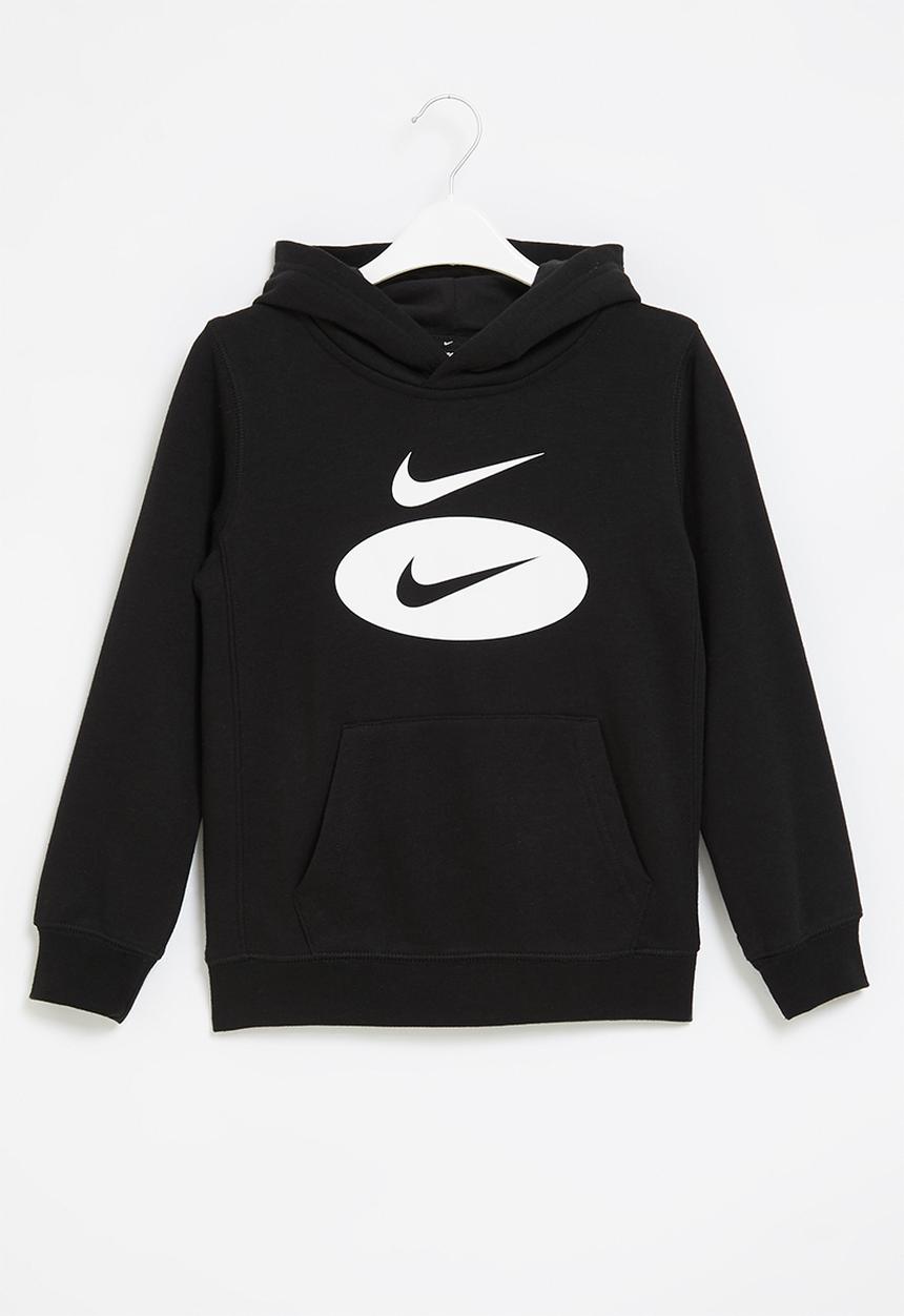 Nike - Nike swoosh logo hoodie - black