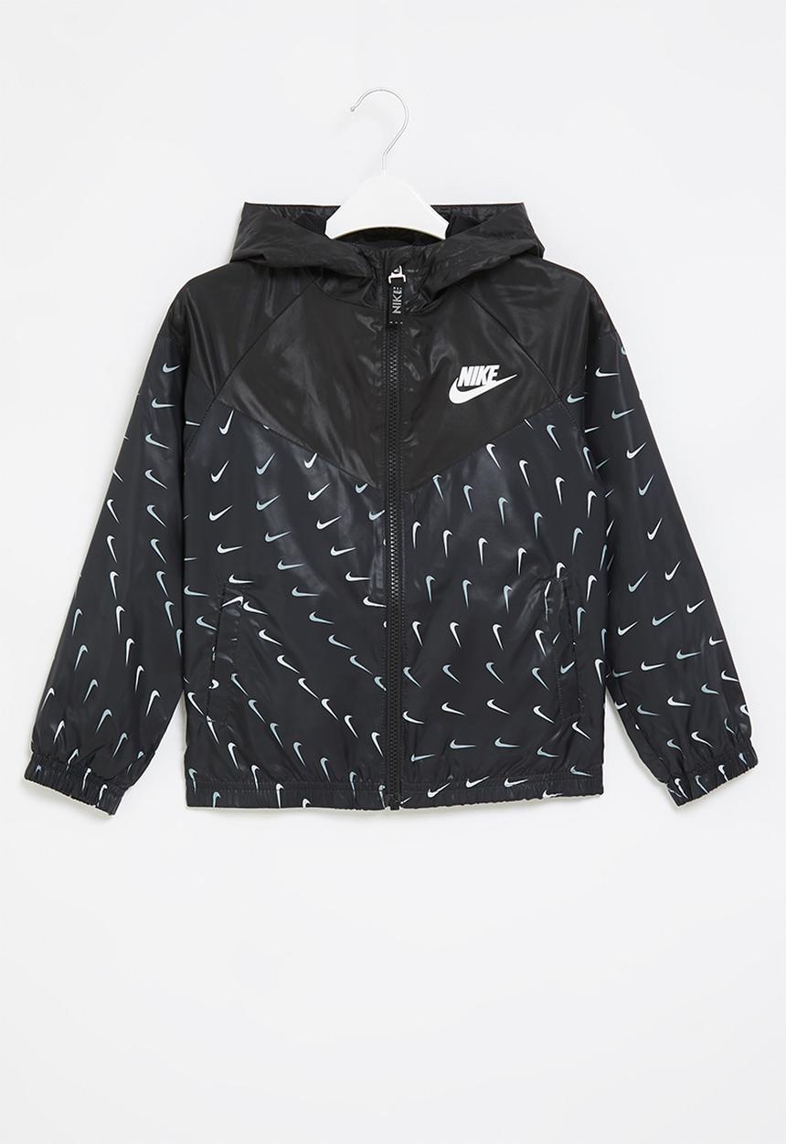 Nike - Nike essentials logo windbreaker - black