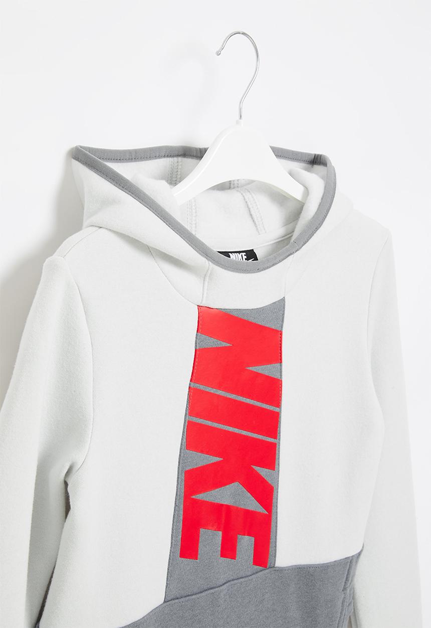 Nike - Nike logo amplify hoodie - photon dust