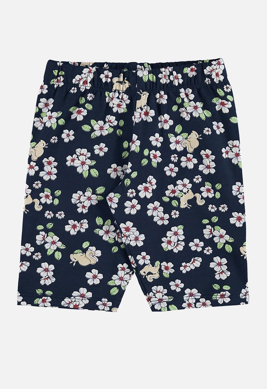 Bee Loop - Blouse and bermuda set - pink & navy