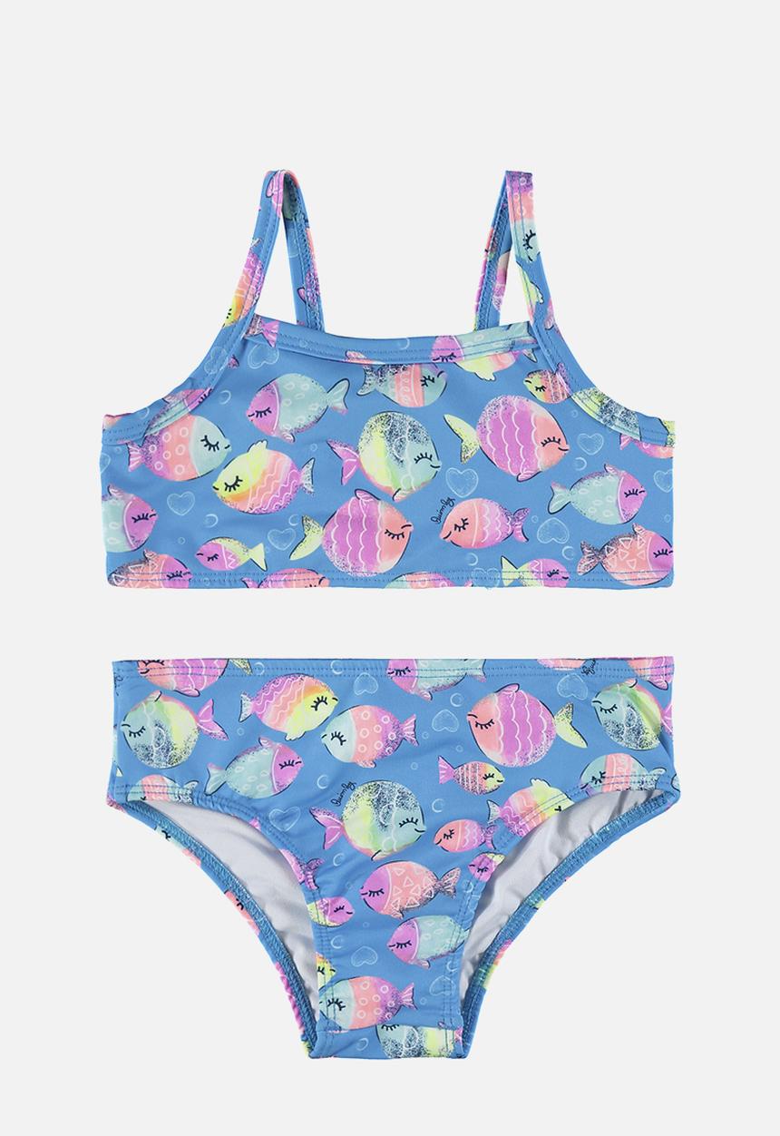 Quimby - Sun protection bikini - blue
