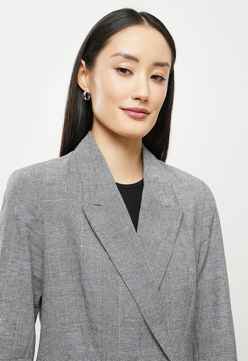 Koton - Jacket - navy plaid
