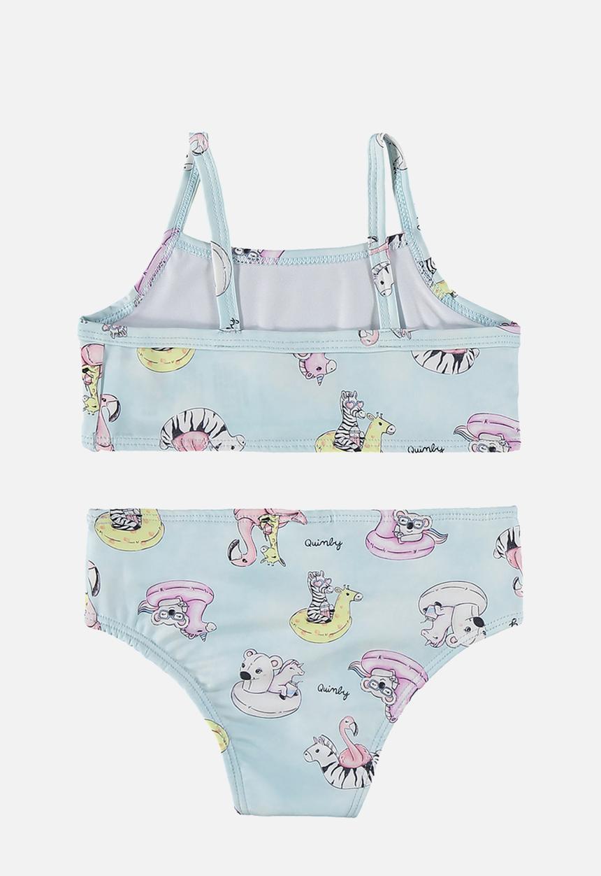 Quimby - Sun protection bikini - light blue