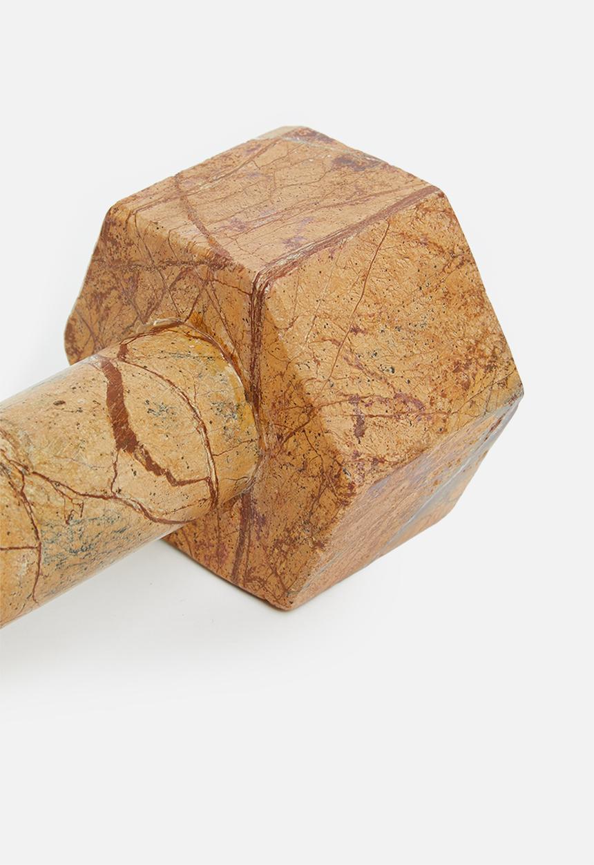 Sixth Floor - Marble dumbbell - brown