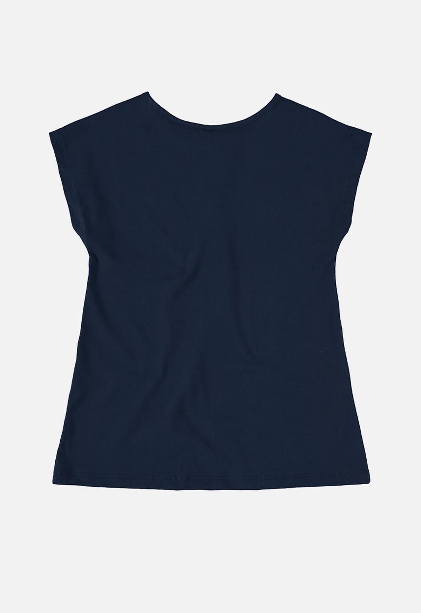 Bee Loop - Blouse and bermuda set - dark blue & red
