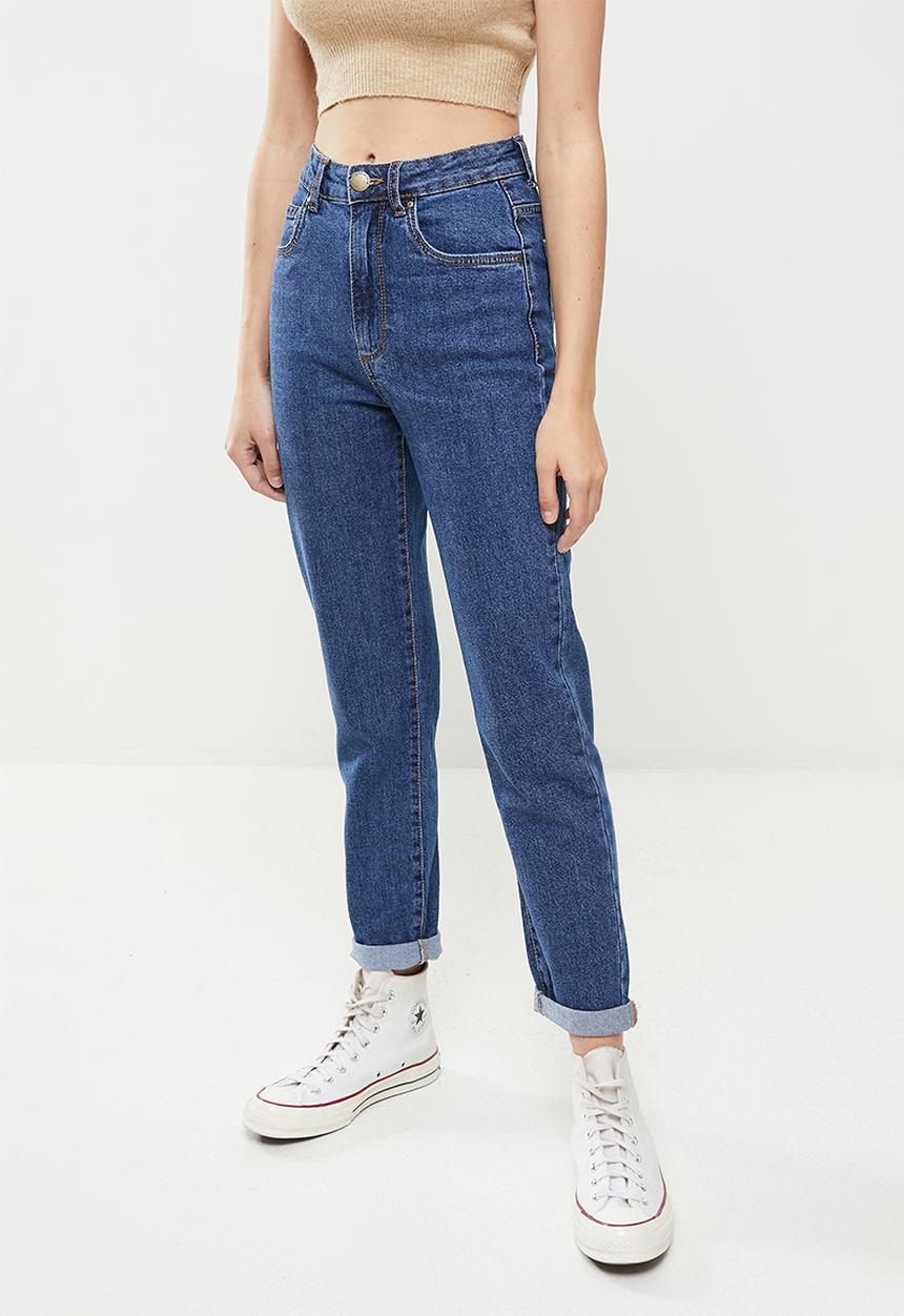 Cotton On - Stretch mom jean - blue