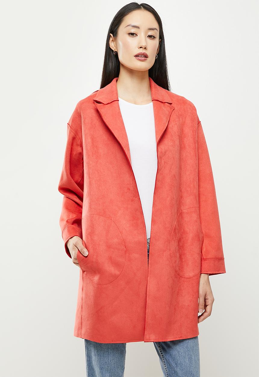 Koton - Classic collar trenchcoat - tile