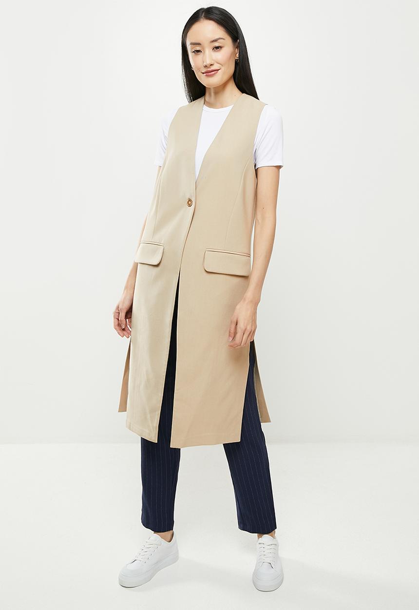 Koton - Pocket detailed vest - stone