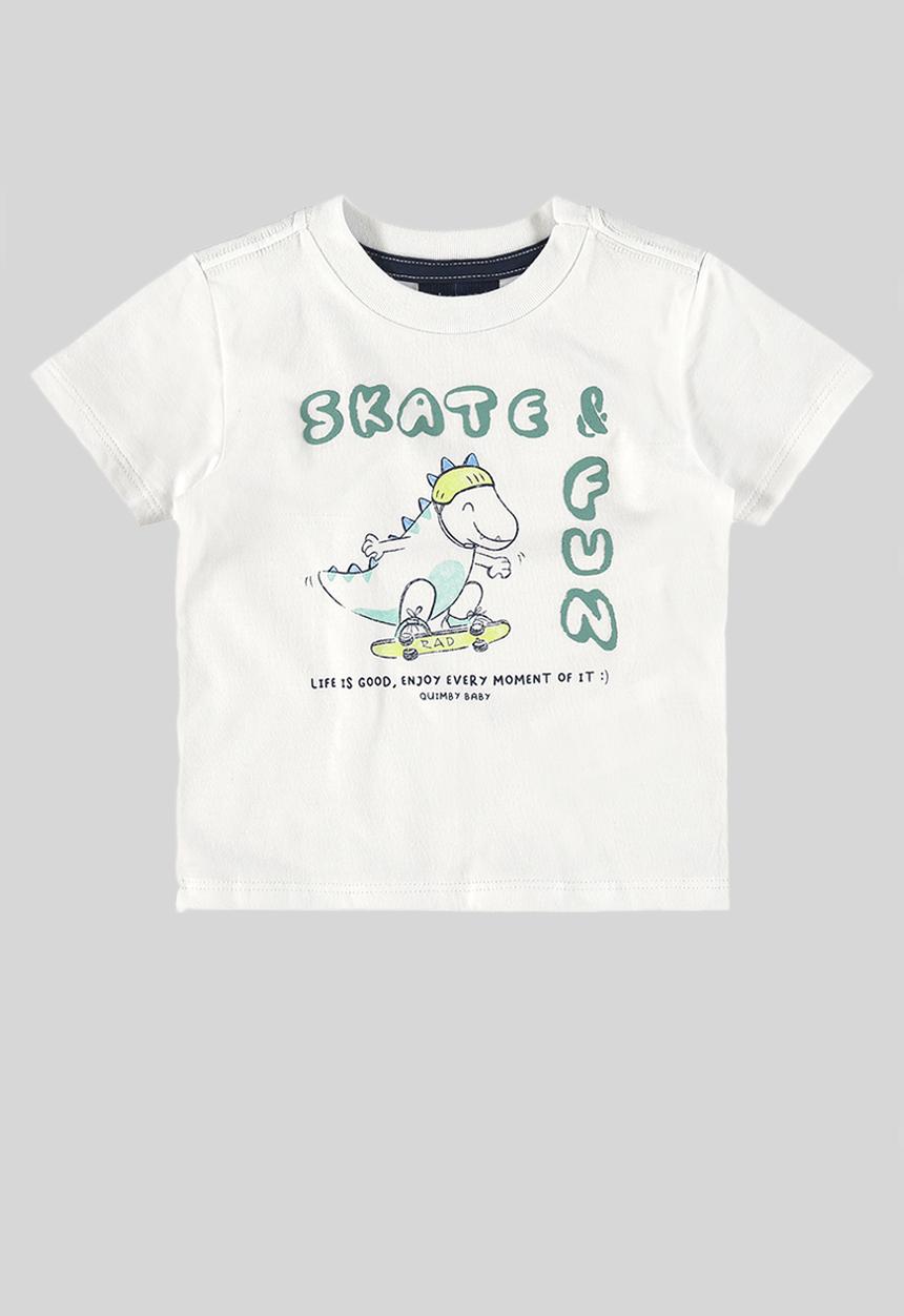 Quimby - Single jersey T-shirt - white