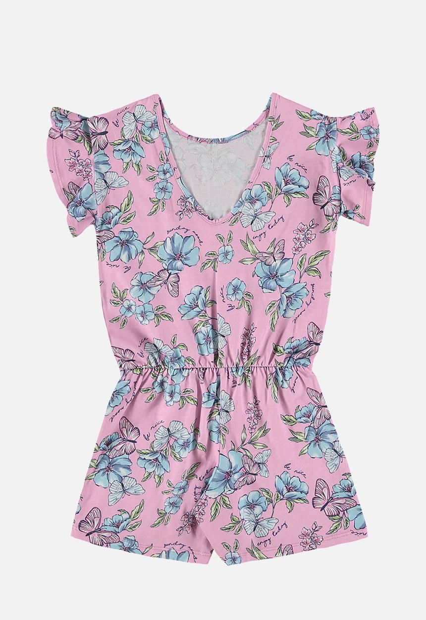 Bee Loop - Jersey romper - pink