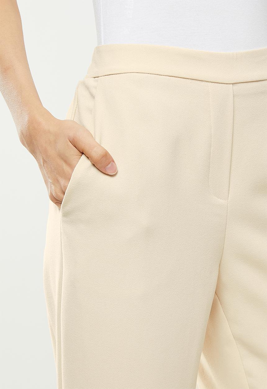 Koton - Pocketed trousers - ecru