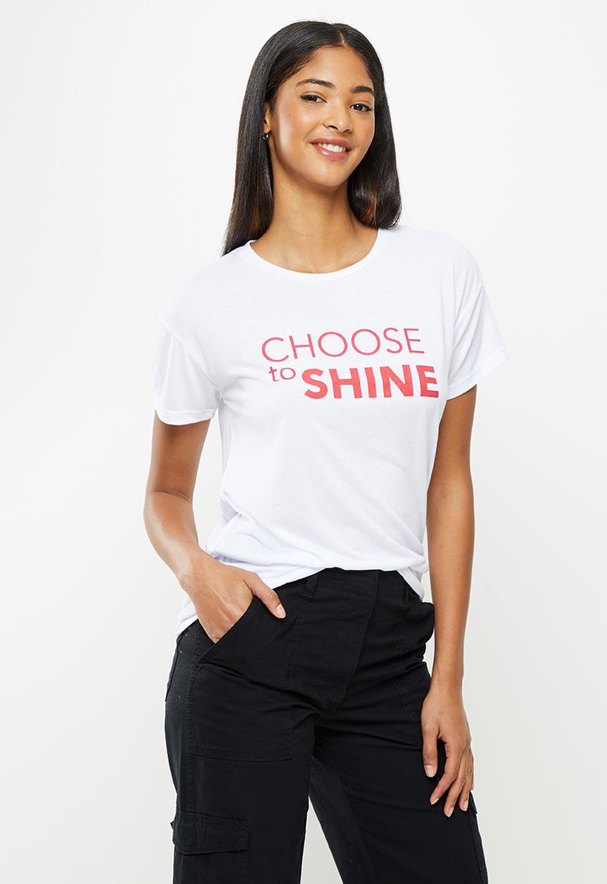 Koton - Printed T-shirt - off white
