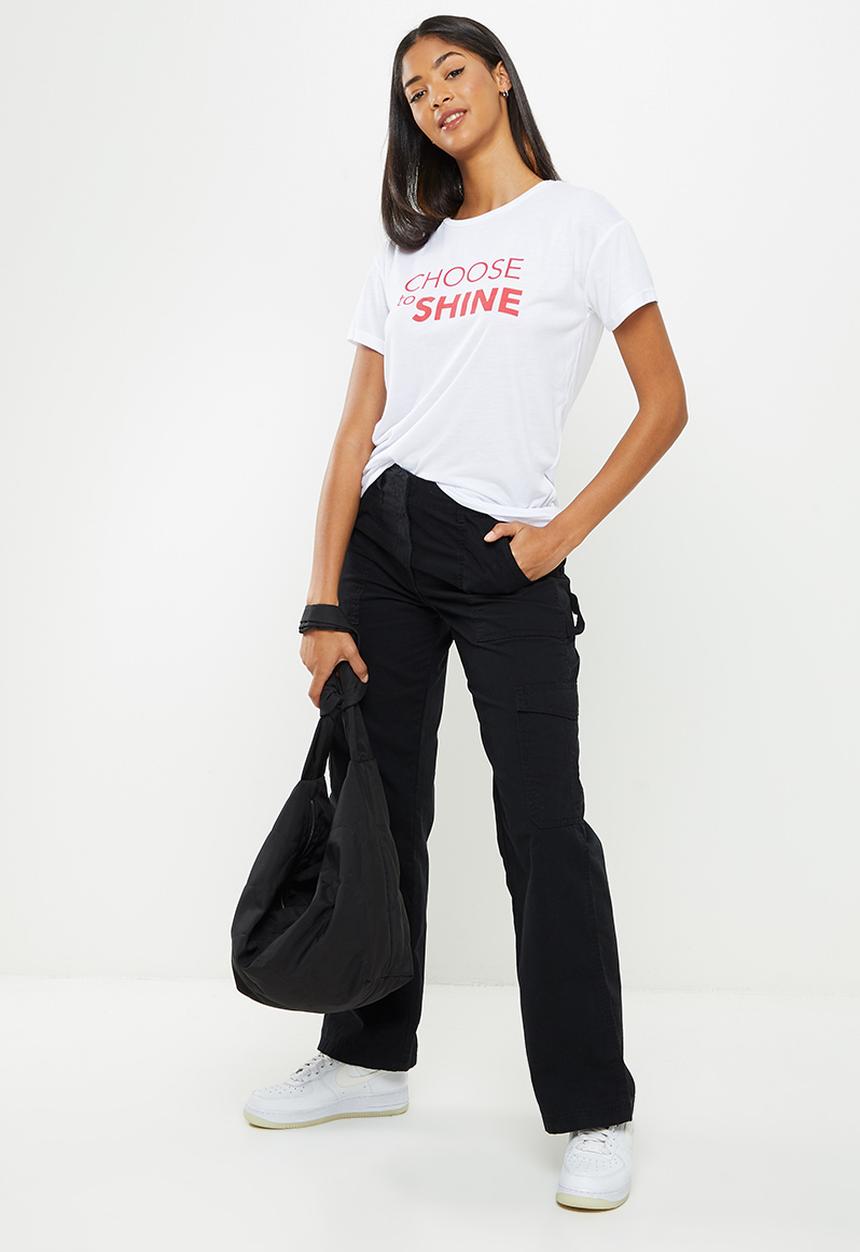 Koton - Printed T-shirt - off white