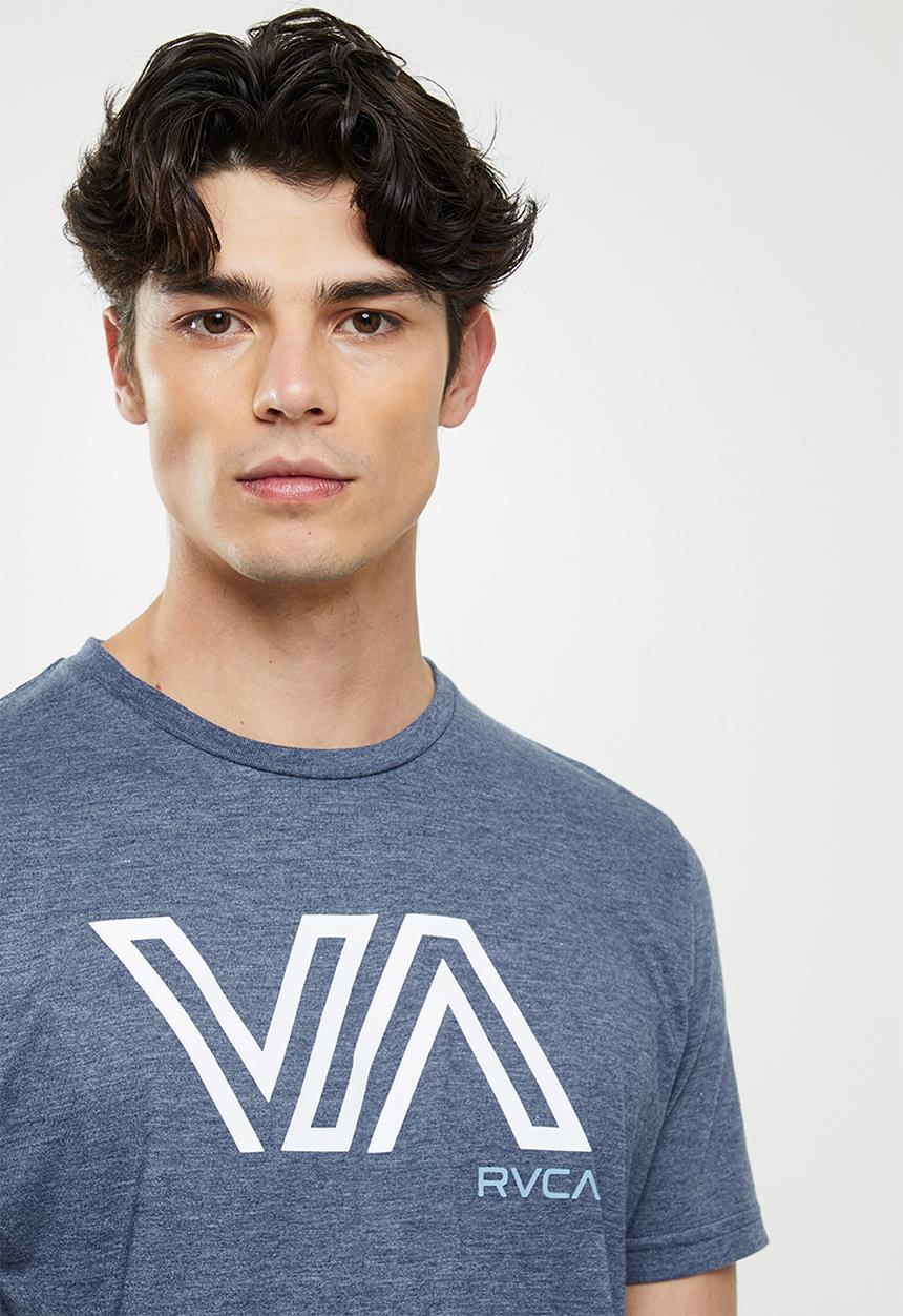 RVCA - Va stencil - insignia blue