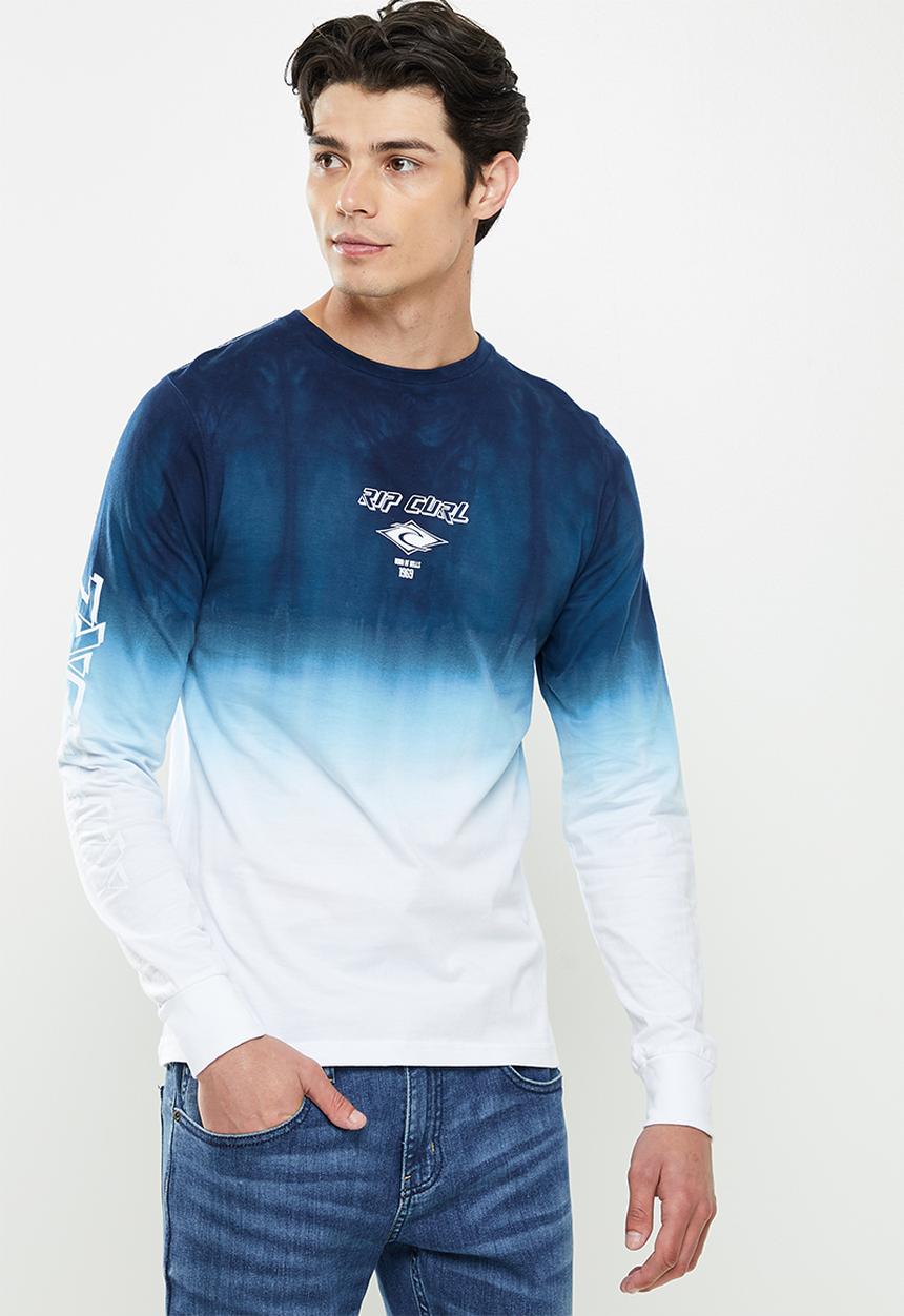 Rip Curl - Dip fade long sleeve tee - navy