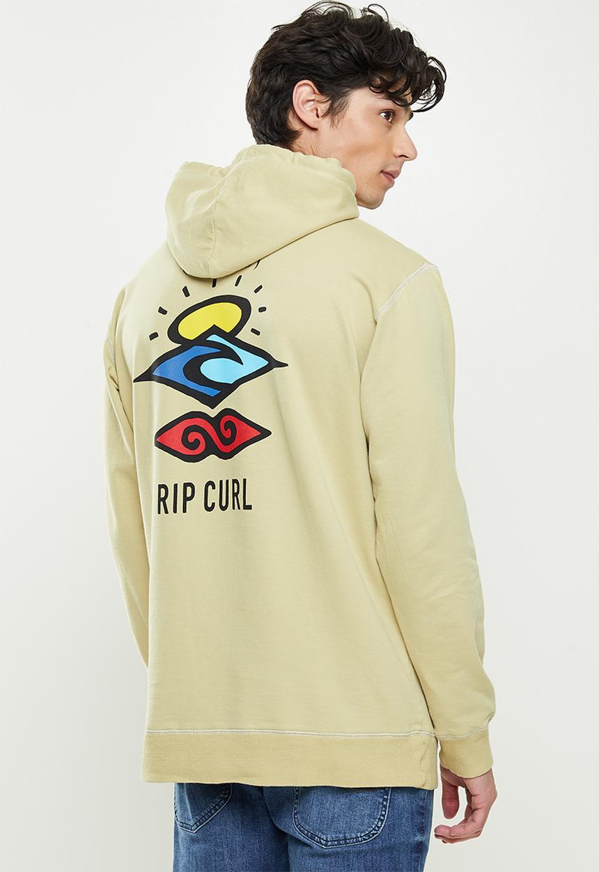 Rip Curl - Search icon hood - vintage yellow