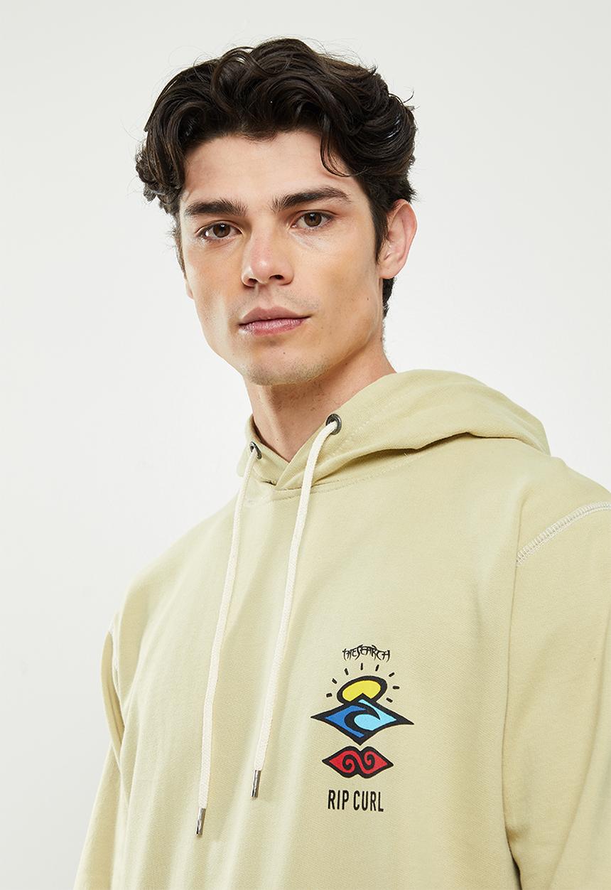 Rip Curl - Search icon hood - vintage yellow