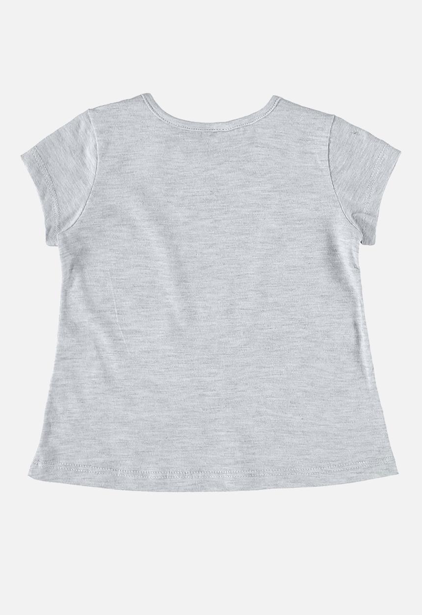 Bee Loop - Blouse and sweatshorts set - grey & pink