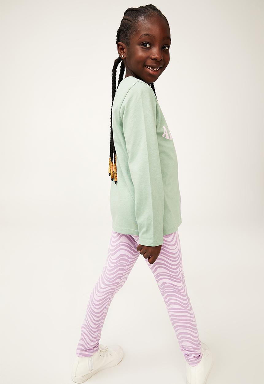 Cotton On - Huggie tights - pale violet/wave