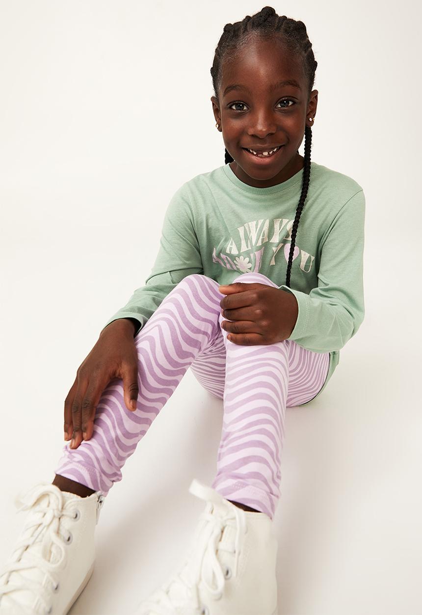 Cotton On - Huggie tights - pale violet/wave