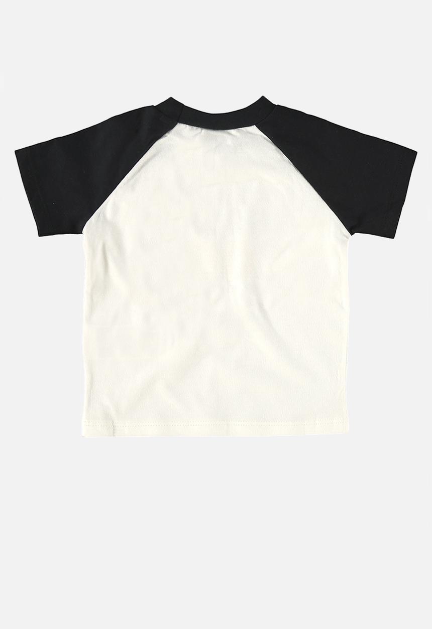 Quimby - Jersey tee and sweat shorts - off white