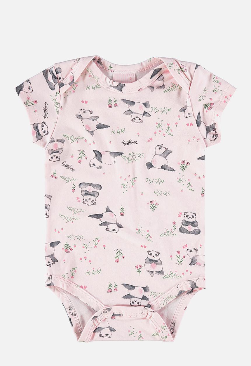 Quimby - Soft jersey cotton bodysuit - light pink