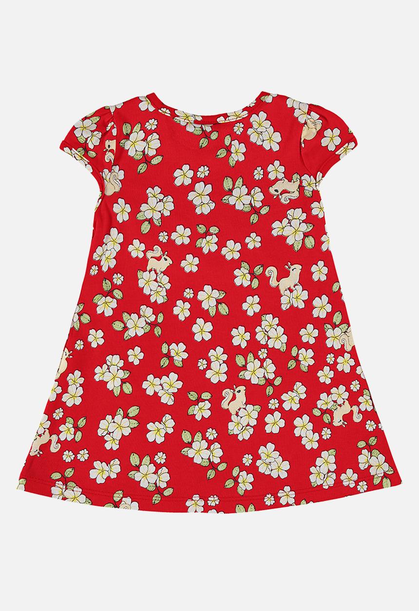 Bee Loop - Jersey dress - red