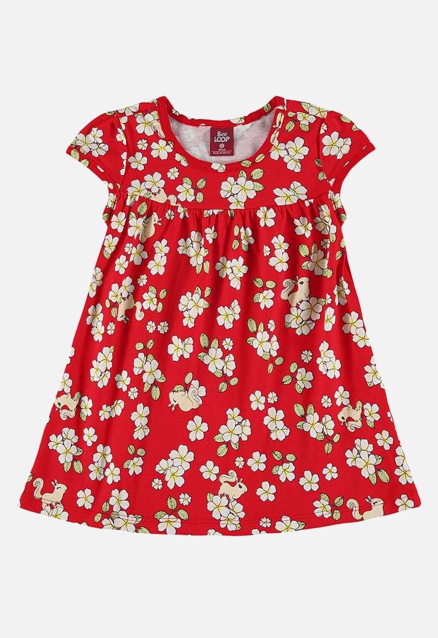 Bee Loop - Jersey dress - red