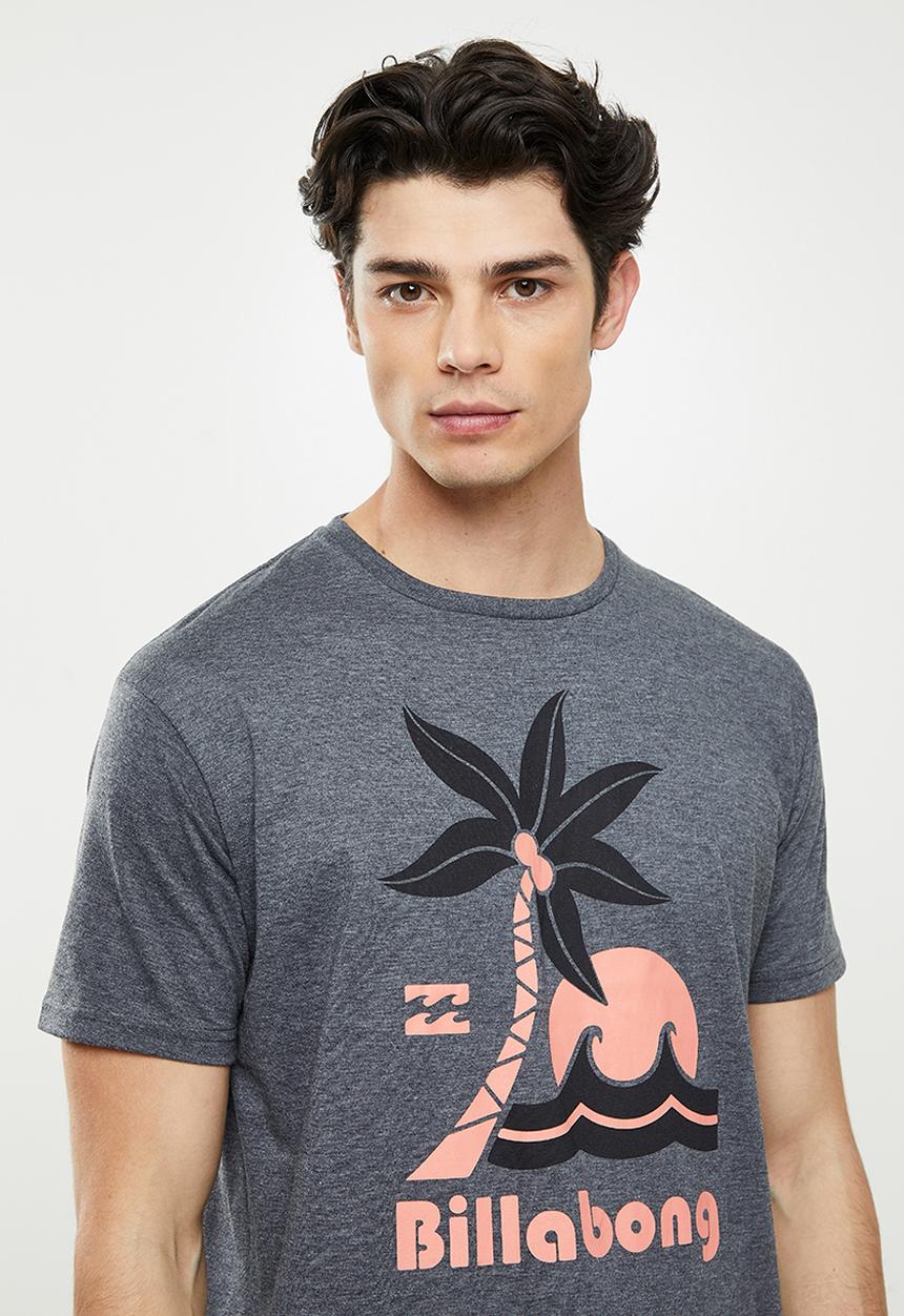 Billabong  - Lounge short sleeve tee - charcoal grey melange