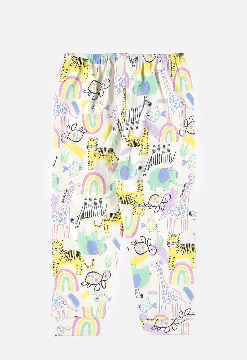 Quimby - Soft jersey cotton pants - off white
