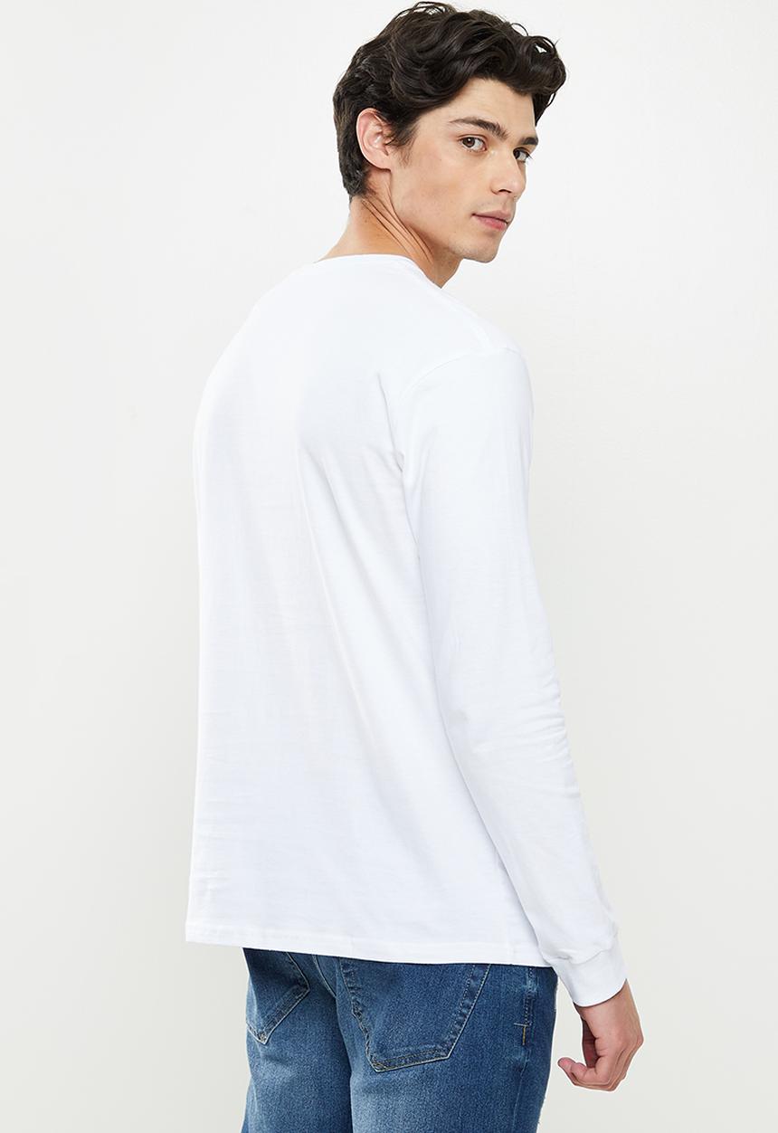 Billabong  - Thousand stack long sleeve tee - white