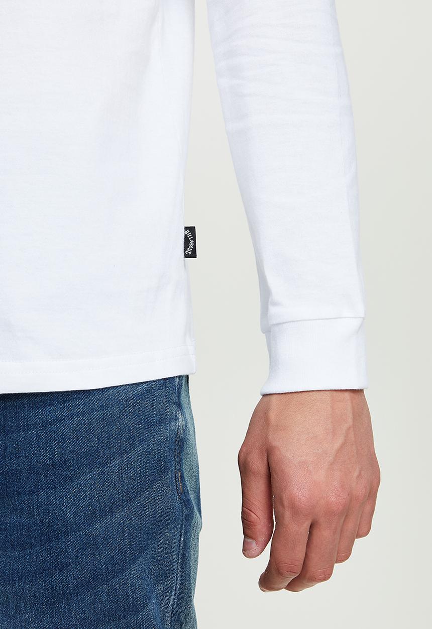Billabong  - Thousand stack long sleeve tee - white