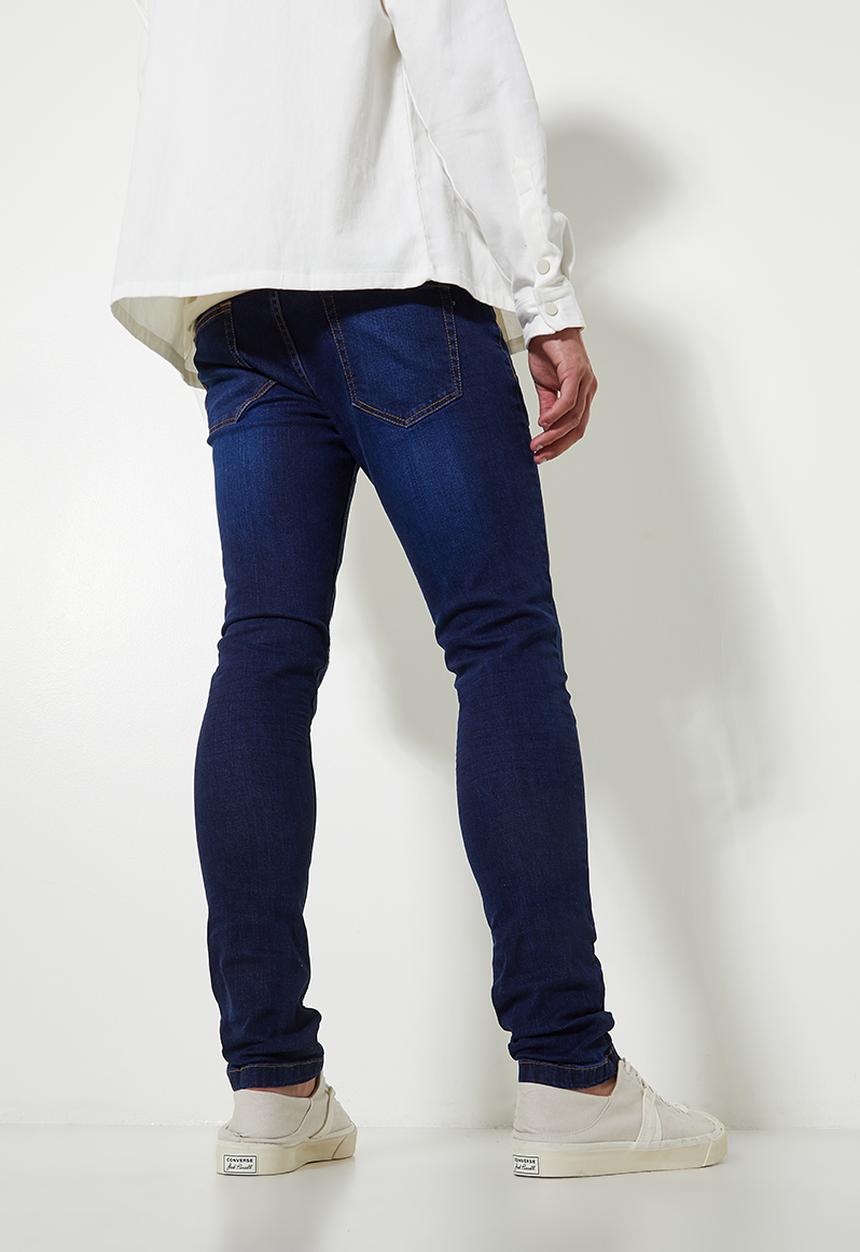 Superbalist - Seattle skinny jeans - dark wash blue