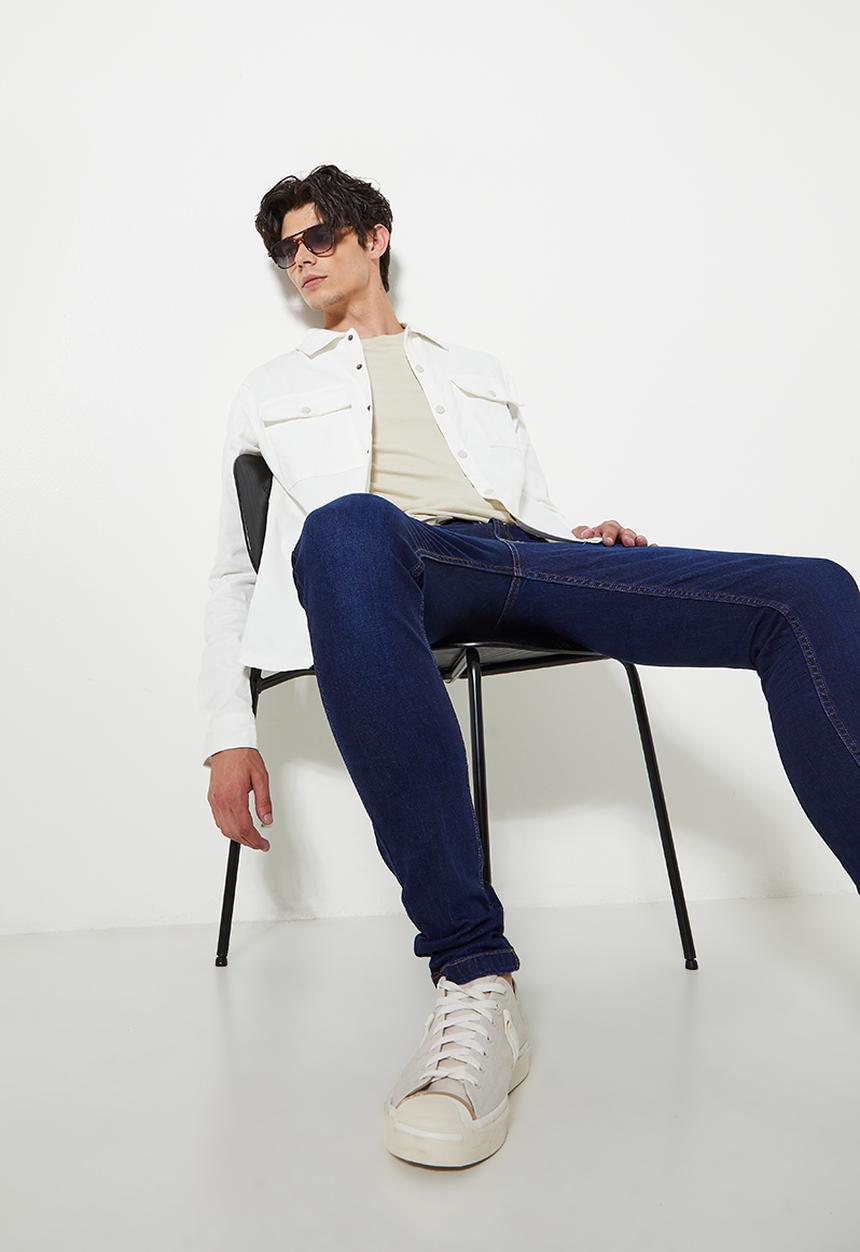 Superbalist - Seattle skinny jeans - dark wash blue