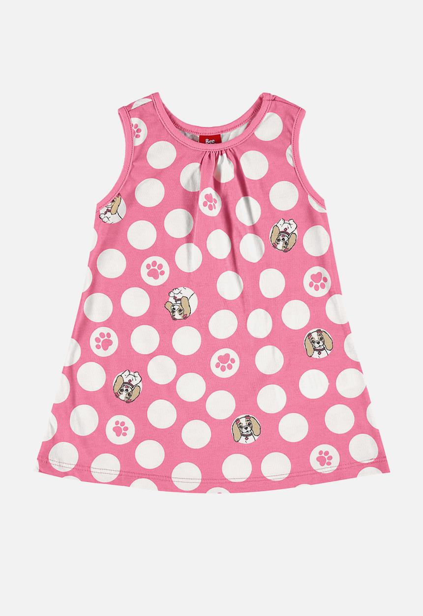 Bee Loop - Single jersey dress - pink