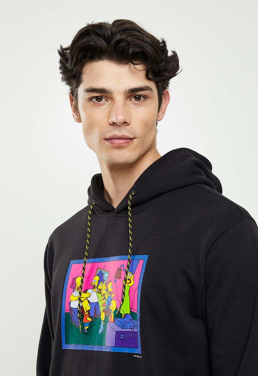 Billabong  - The Simpsons Couch Gag Pullover Hoodie - black