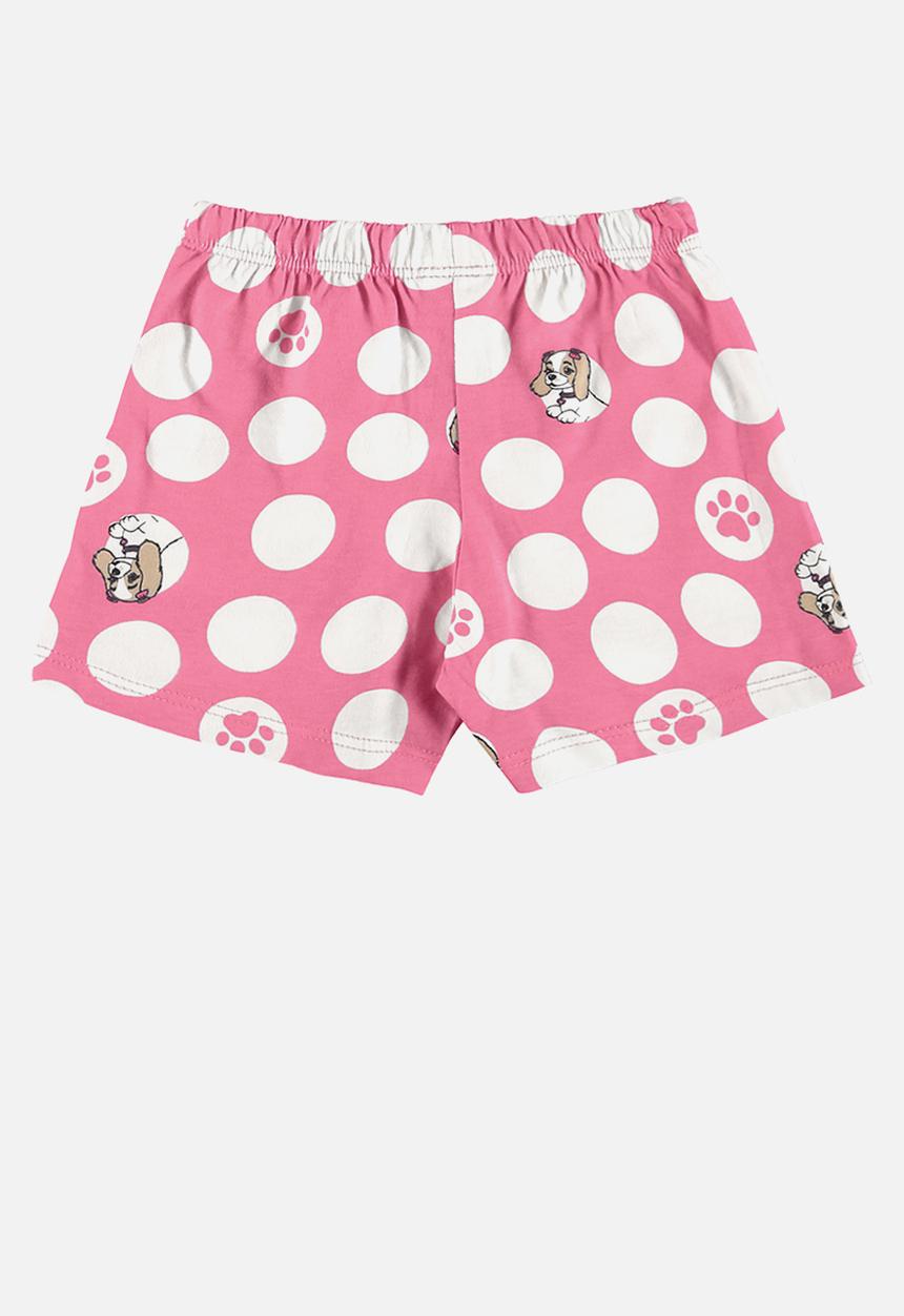 Bee Loop - Blouse and shorts-skirt set - off white & pink