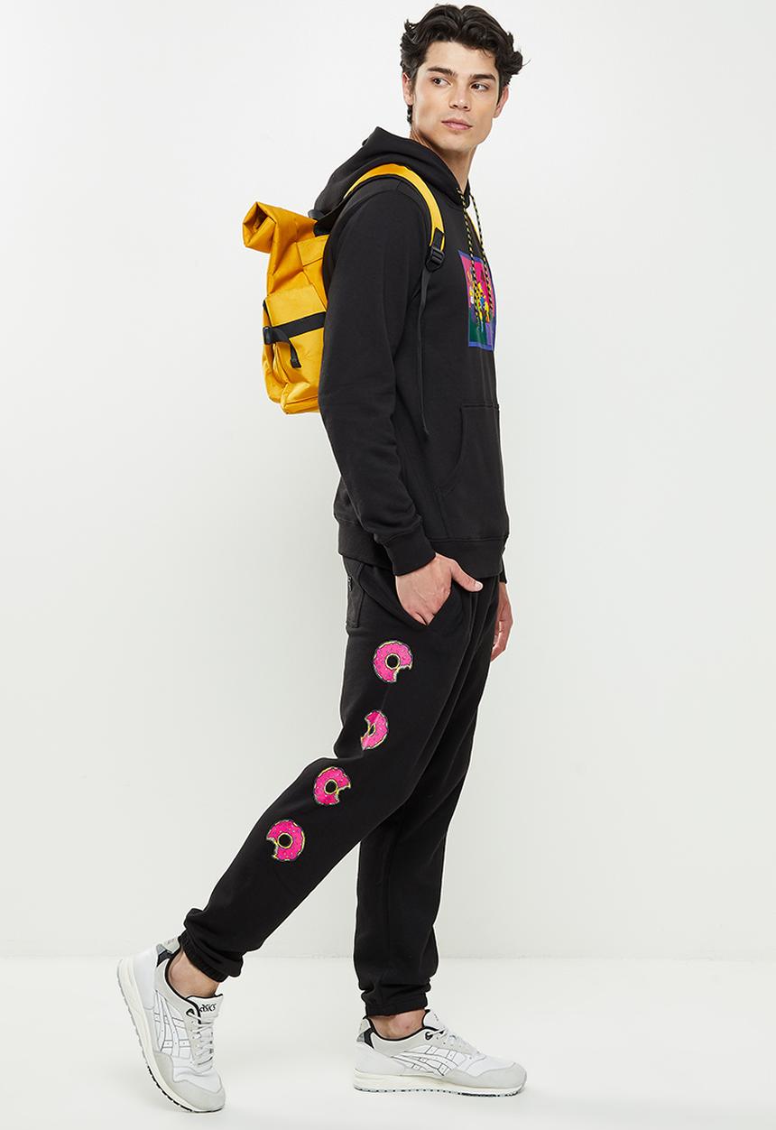 Billabong  - Simpsons donut fleece pant - black