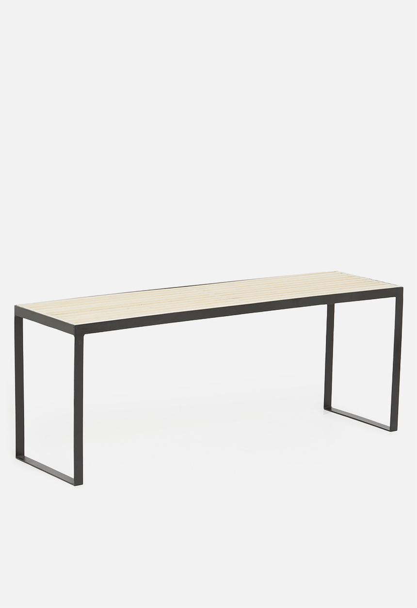 Native Decor - Avani slat bench - natural