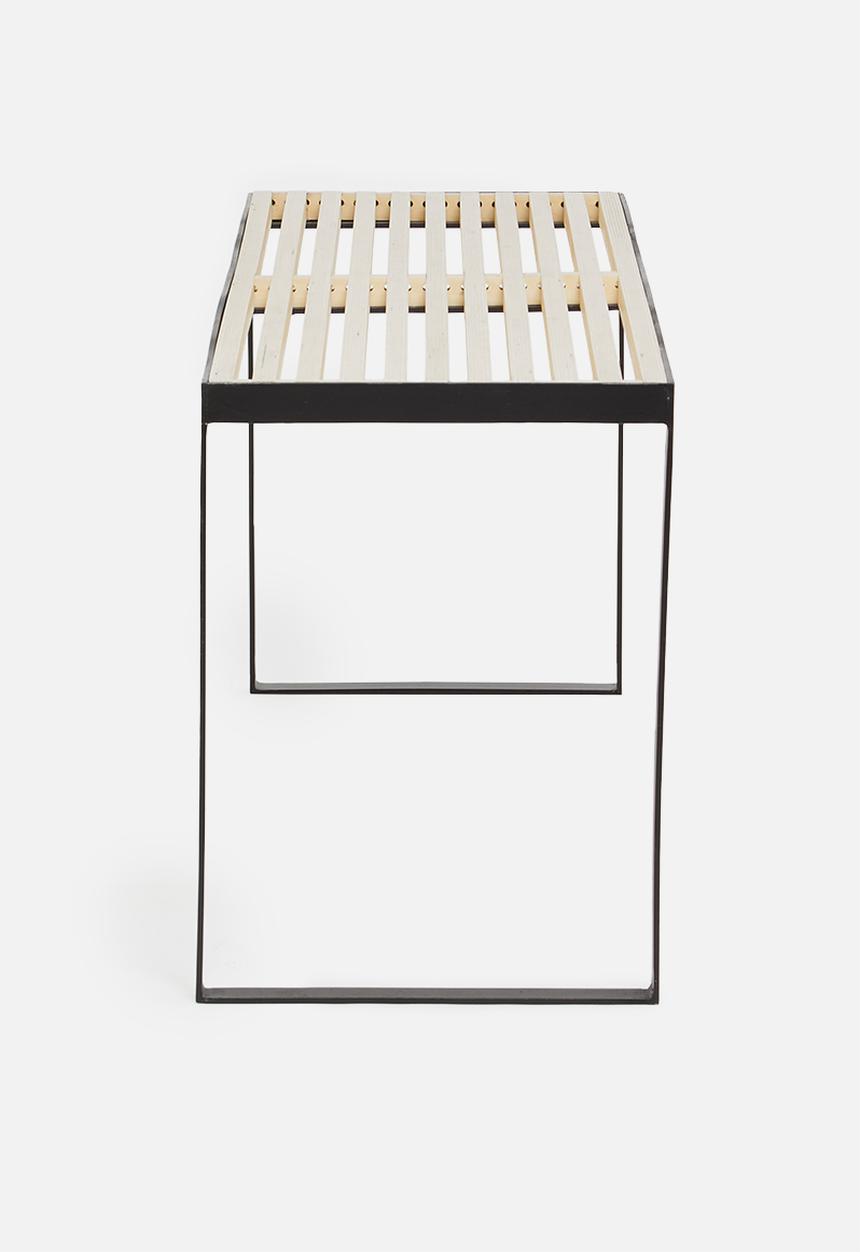Native Decor - Avani slat bench - natural