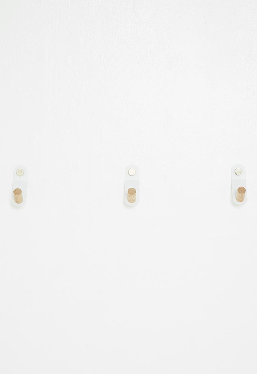 Sixth Floor - Mia ashwood hook set of 3 - white