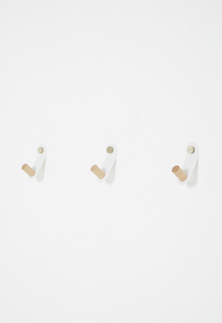 Sixth Floor - Mia ashwood hook set of 3 - white