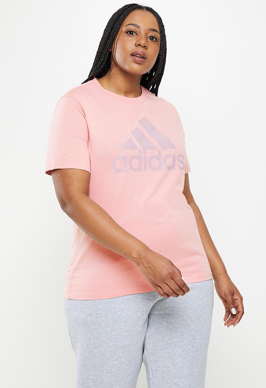 adidas Performance - Plus w blt short sleeve tee - magic mauve & wonder mauve