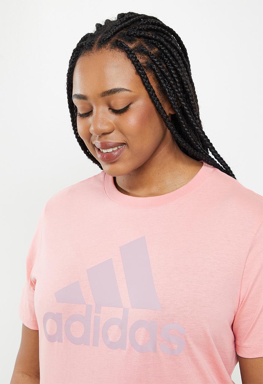 adidas Performance - Plus w blt short sleeve tee - magic mauve & wonder mauve