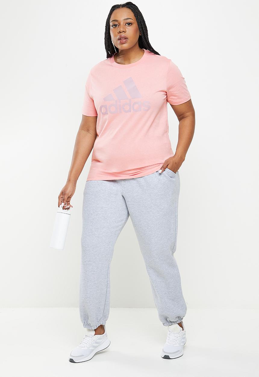 adidas Performance - Plus w blt short sleeve tee - magic mauve & wonder mauve